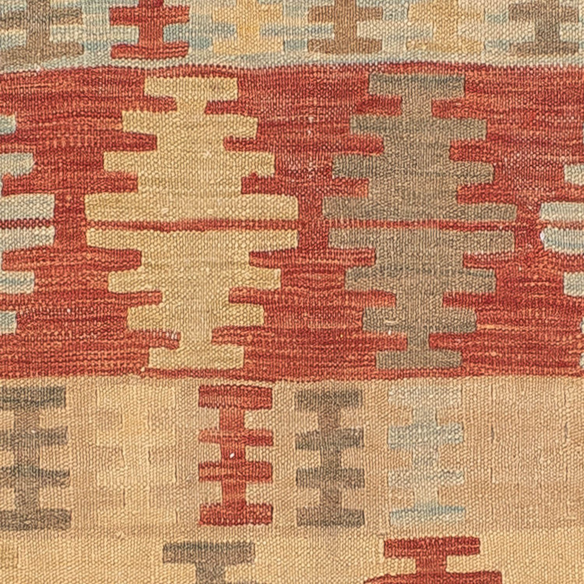 Dywan Kelim - Orientalny - 196 x 152 cm - wielokolorowy