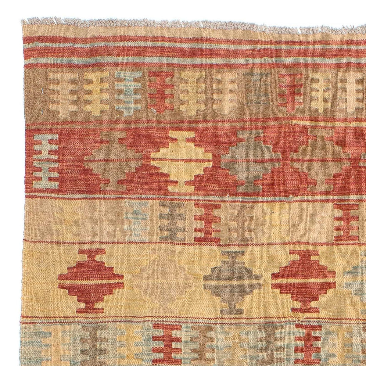 Dywan Kelim - Orientalny - 196 x 152 cm - wielokolorowy