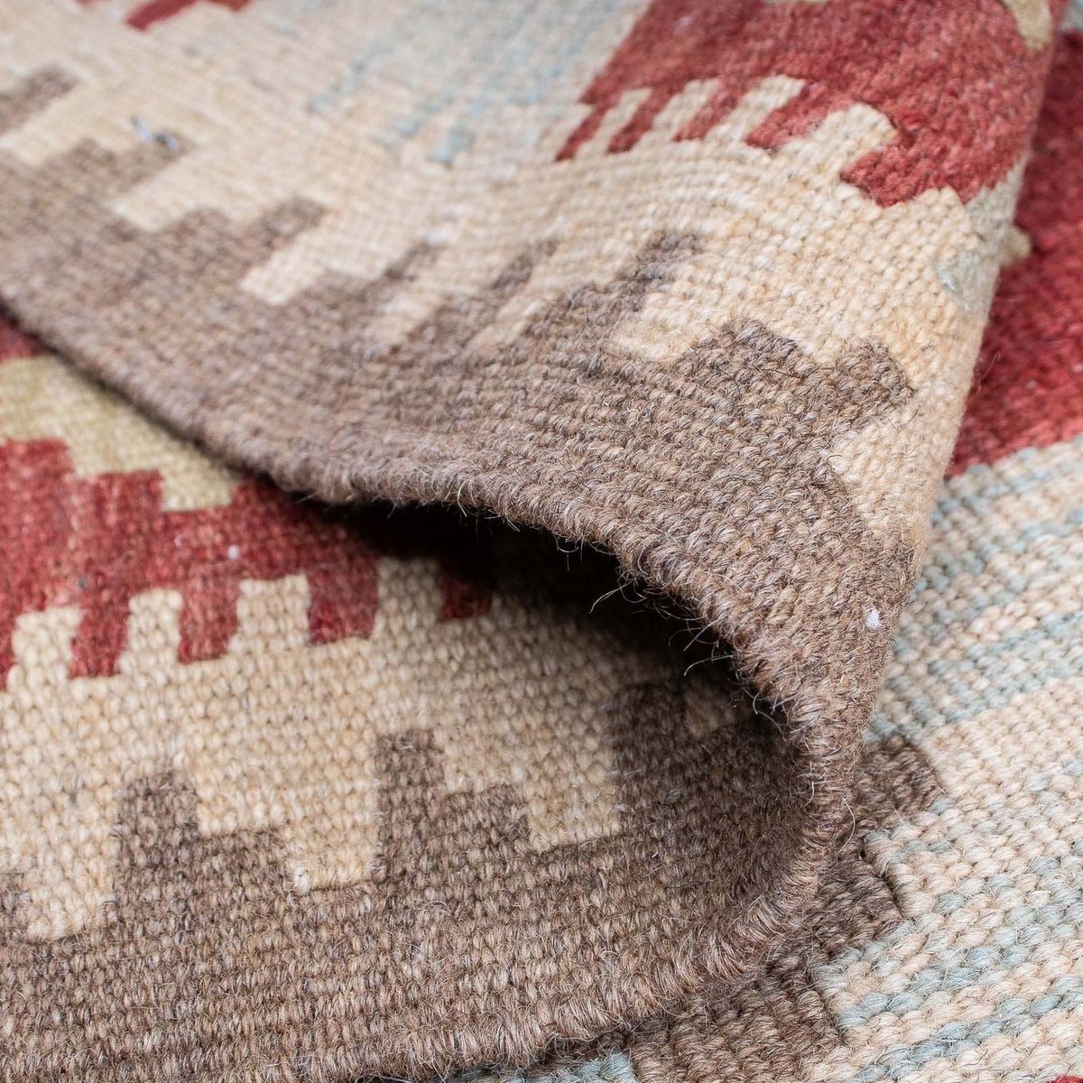 Dywan Kelim - Orientalny - 201 x 142 cm - wielokolorowy