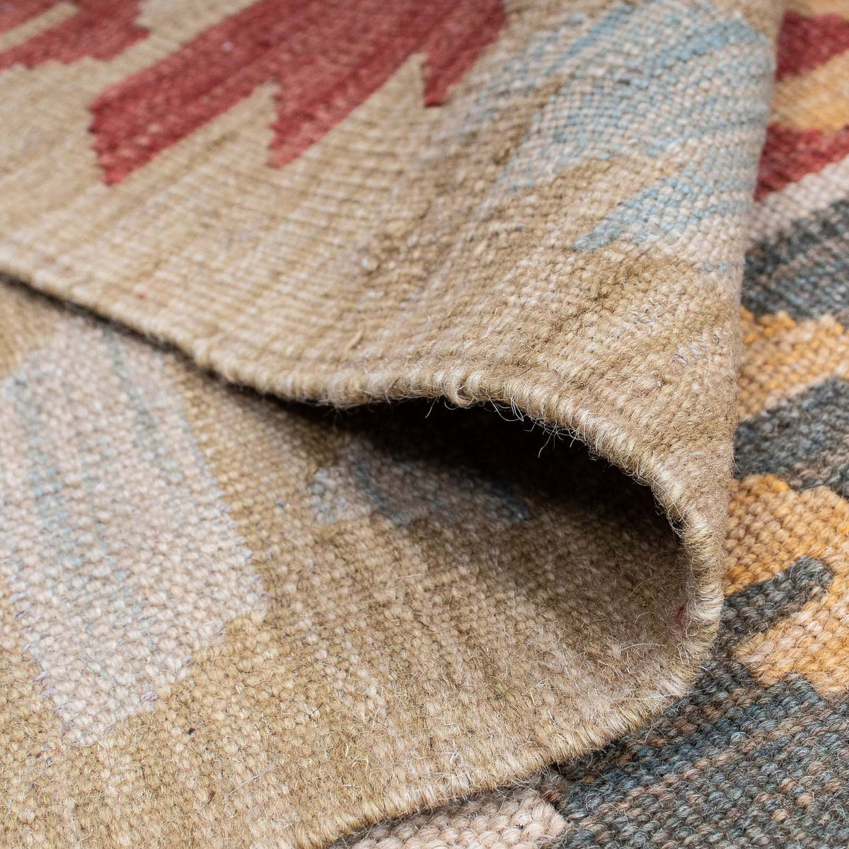 Dywan Kelim - Orientalny - 194 x 144 cm - wielokolorowy