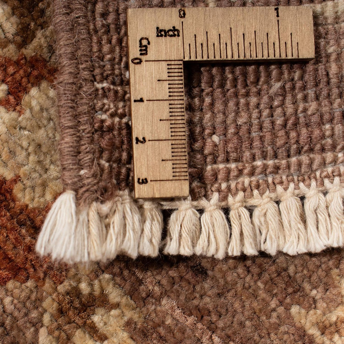 Dywan Zieglera - 369 x 270 cm - ciemnobrązowy