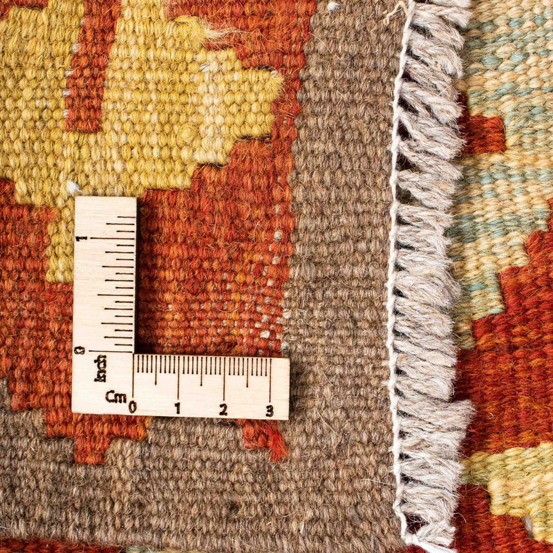 Biegacz Dywan Kelim - Orientalny - 205 x 78 cm - rdza