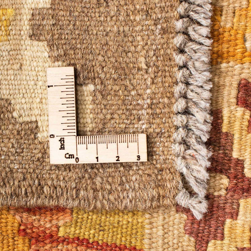 Biegacz Dywan Kelim - Orientalny - 202 x 75 cm - beżowy