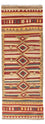 Biegacz Dywan Kelim - Orientalny - 204 x 73 cm - wielokolorowy