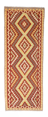 Biegacz Dywan Kelim - Orientalny - 214 x 82 cm - rdza