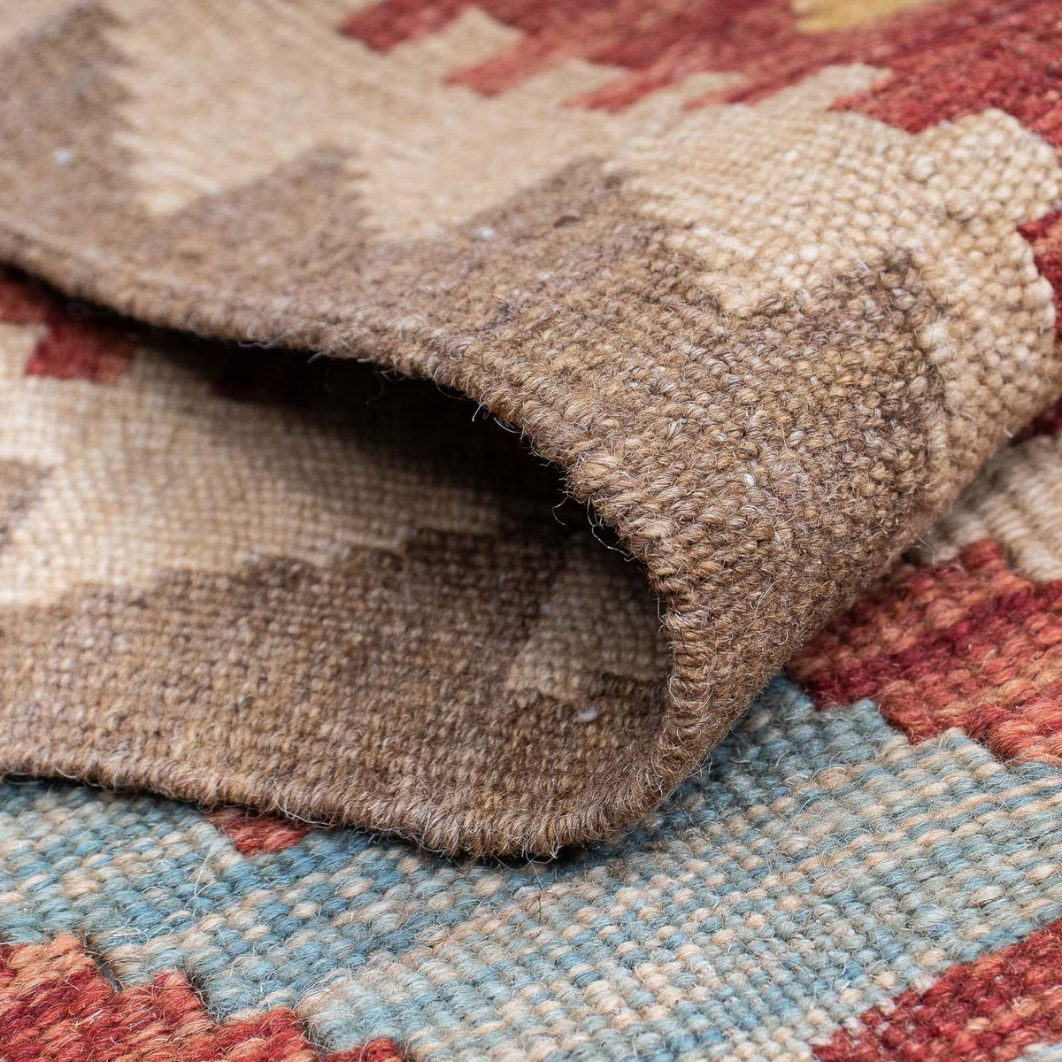 Biegacz Dywan Kelim - Splash - 202 x 65 cm - wielokolorowy