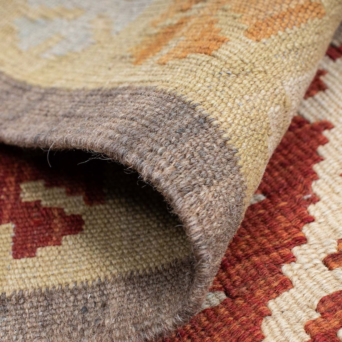 Biegacz Dywan Kelim - Splash - 195 x 62 cm - wielokolorowy