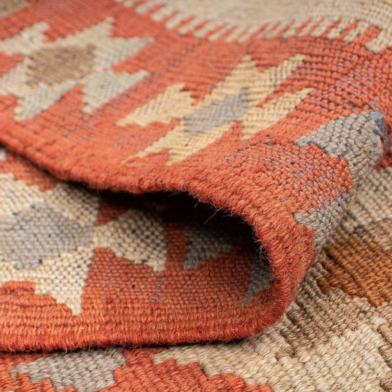 Biegacz Dywan Kelim - Splash - 199 x 67 cm - beżowy