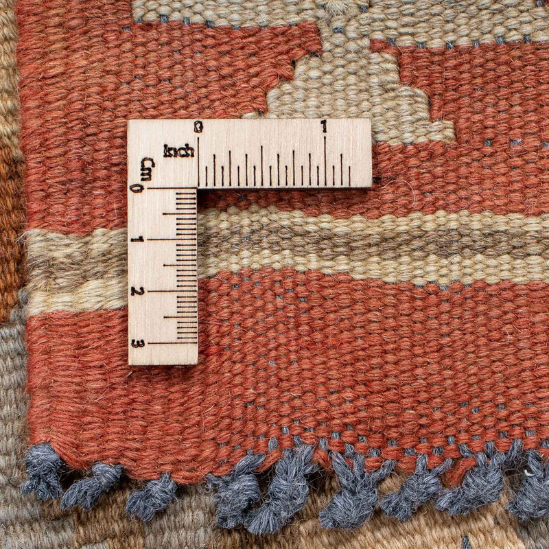 Biegacz Dywan Kelim - Splash - 199 x 67 cm - beżowy