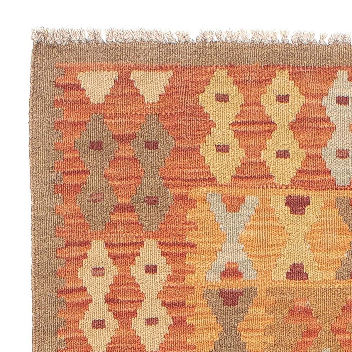 Biegacz Dywan Kelim - Splash - 196 x 66 cm - wielokolorowy