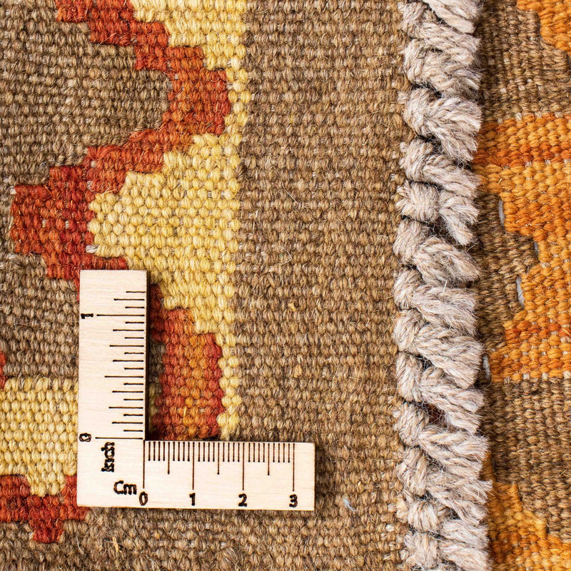 Biegacz Dywan Kelim - Orientalny - 192 x 69 cm - jasnobrązowy