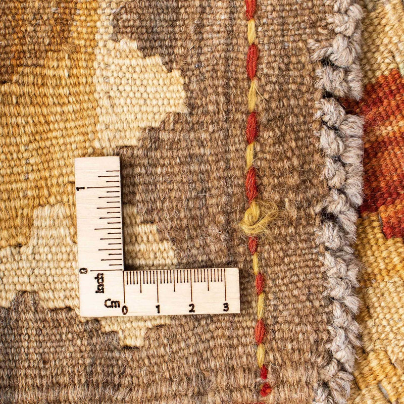 Biegacz Dywan Kelim - Orientalny - 204 x 67 cm - beżowy