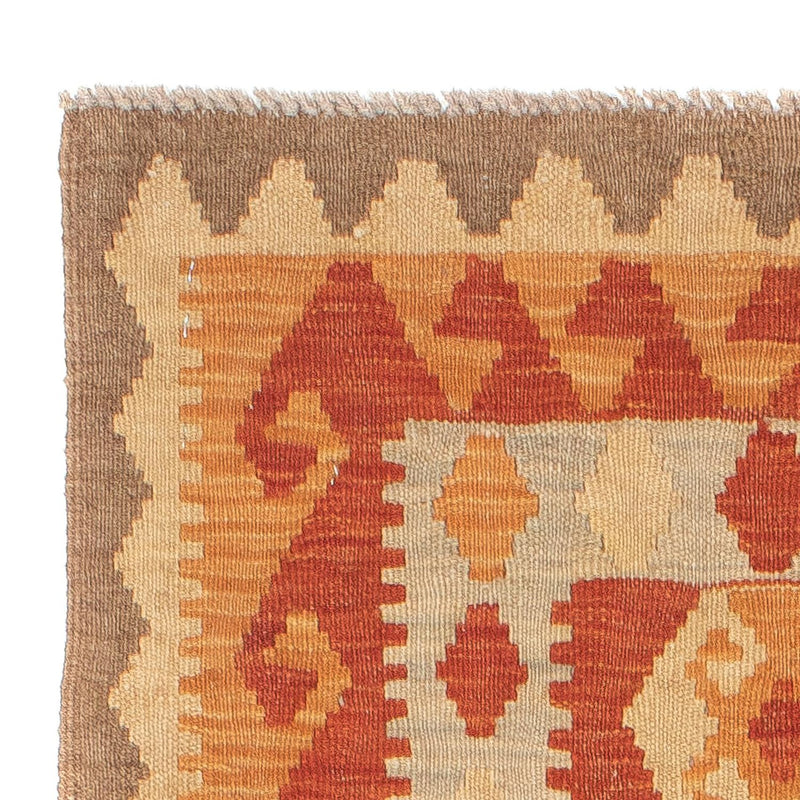 Biegacz Dywan Kelim - Splash - 197 x 63 cm - czerwony