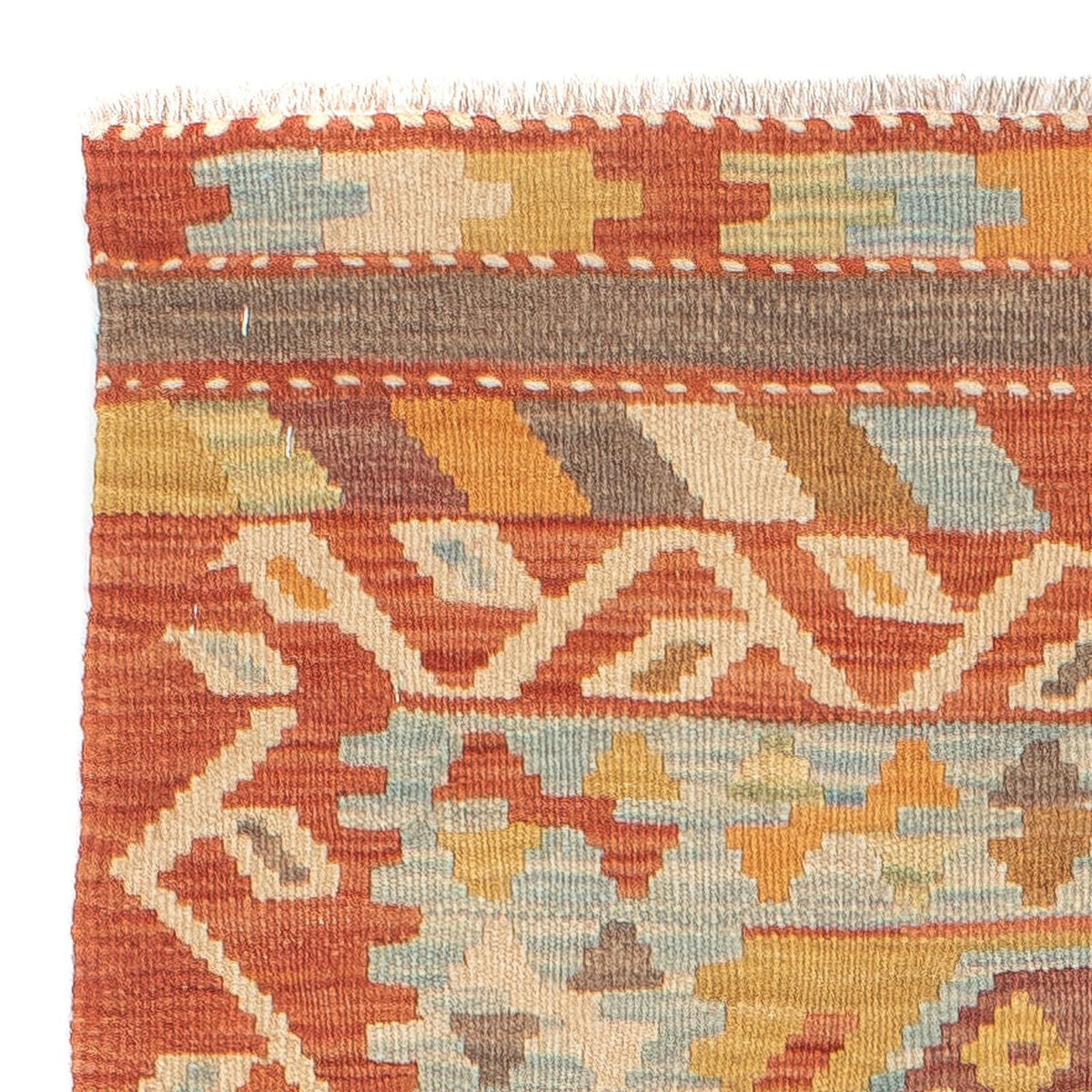 Biegacz Dywan Kelim - Splash - 194 x 65 cm - wielokolorowy