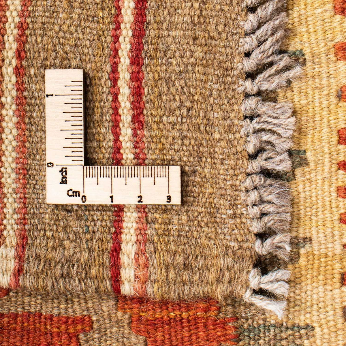 Biegacz Dywan Kelim - Orientalny - 192 x 76 cm - rdza