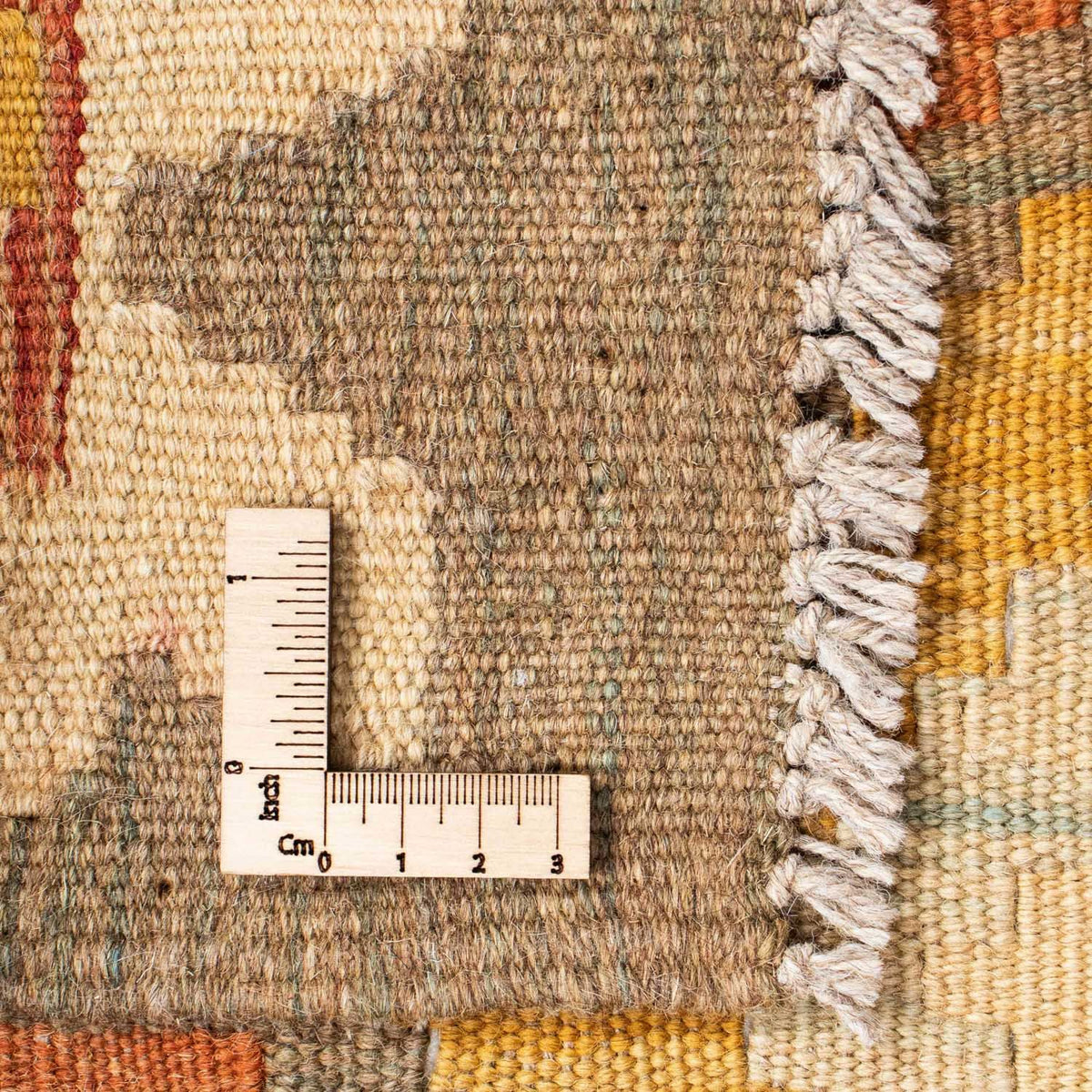 Biegacz Dywan Kelim - Orientalny - 190 x 71 cm - beżowy