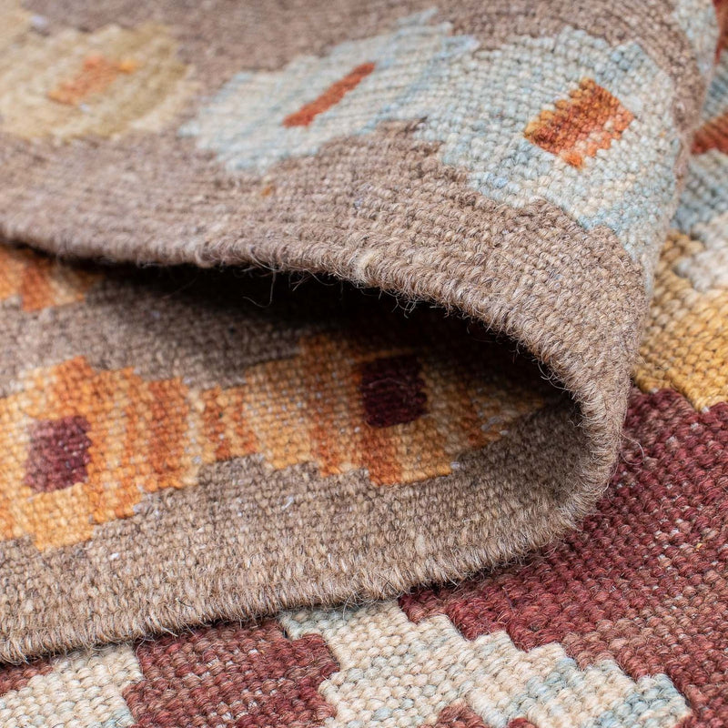 Biegacz Dywan Kelim - Splash - 204 x 65 cm - wielokolorowy