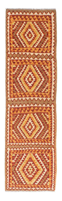 Biegacz Dywan Kelim - Orientalny - 231 x 62 cm - brązowy