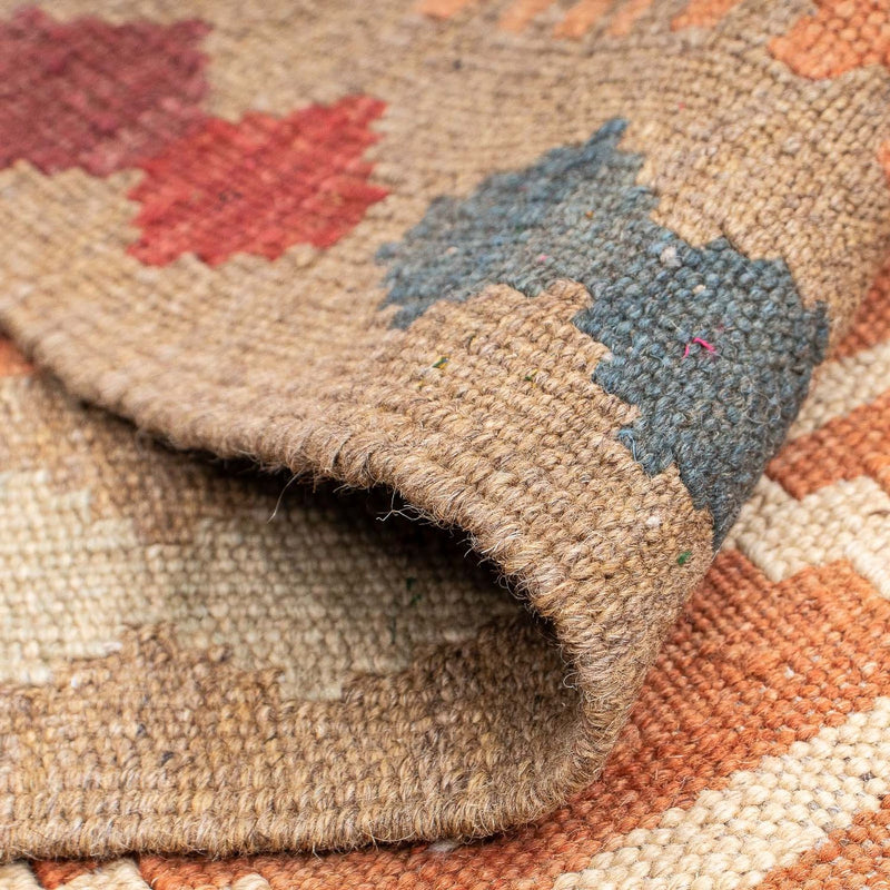 Biegacz Dywan Kelim - Splash - 200 x 62 cm - brązowy