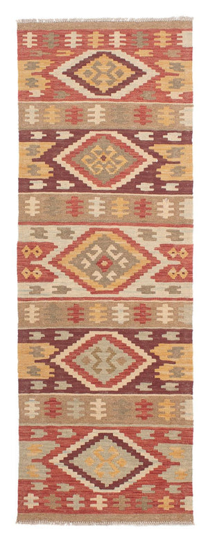 Biegacz Dywan Kelim - Splash - 205 x 64 cm - wielokolorowy