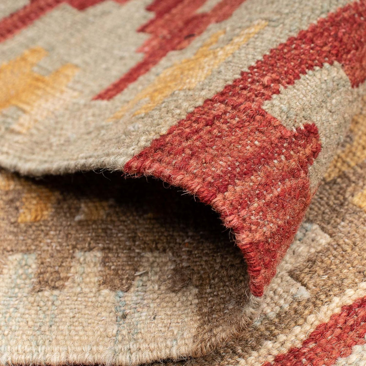 Biegacz Dywan Kelim - Splash - 205 x 64 cm - wielokolorowy