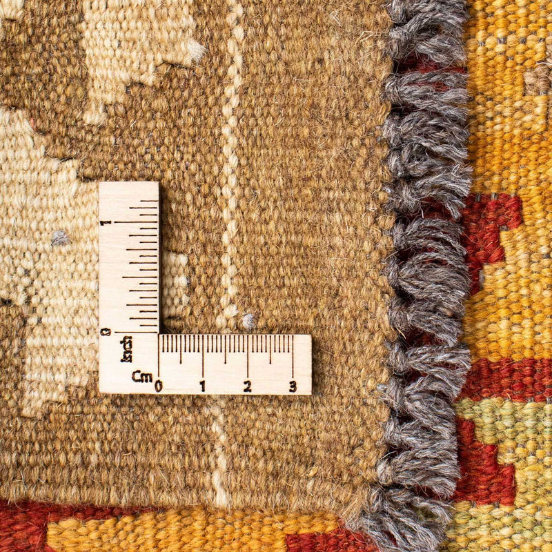 Biegacz Dywan Kelim - Orientalny - 198 x 73 cm - beżowy