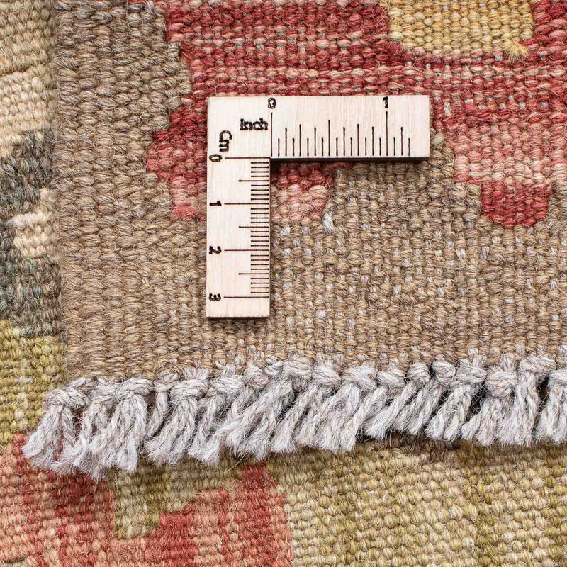 Biegacz Dywan Kelim - Splash - 207 x 66 cm - jasna czerwień