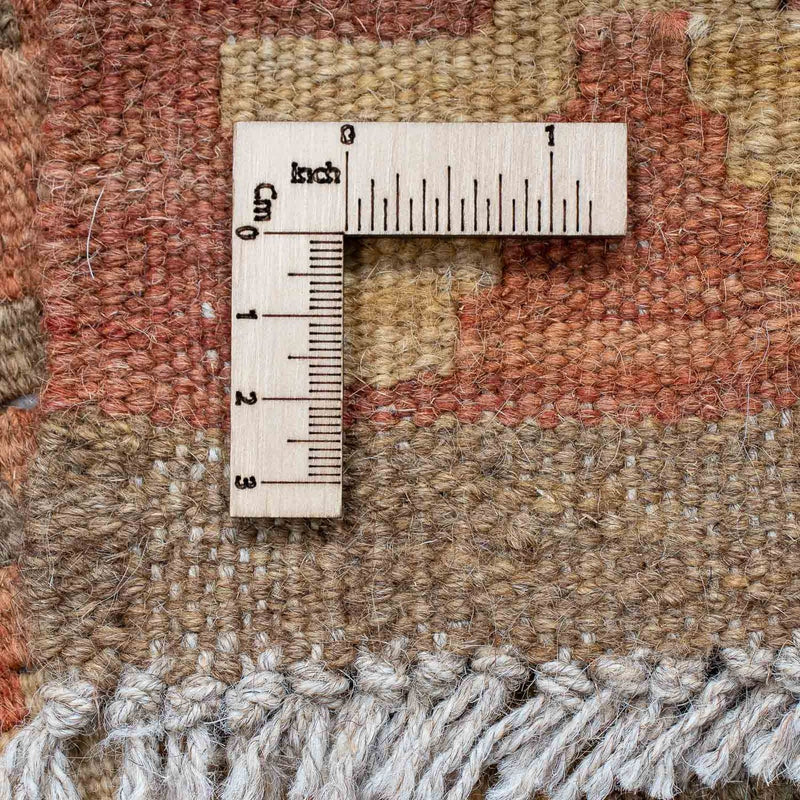 Biegacz Dywan Kelim - Splash - 206 x 61 cm - rdza