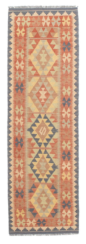 Biegacz Dywan Kelim - Splash - 198 x 60 cm - wielokolorowy