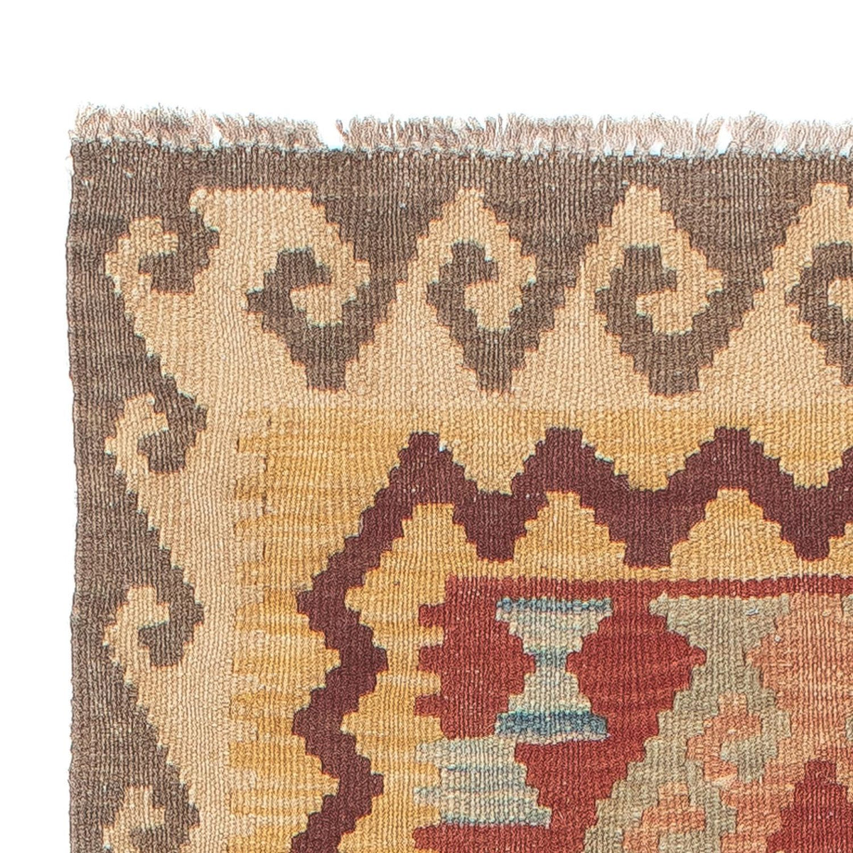 Biegacz Dywan Kelim - Splash - 202 x 64 cm - wielokolorowy