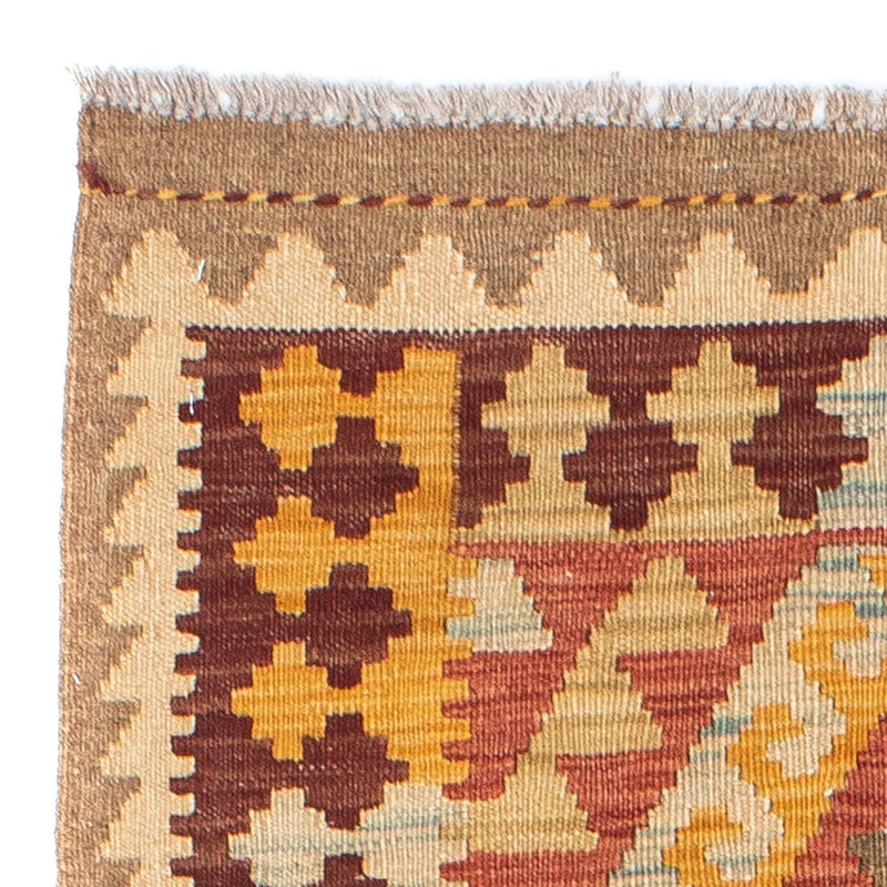 Biegacz Dywan Kelim - Orientalny - 199 x 67 cm - jasnobrązowy