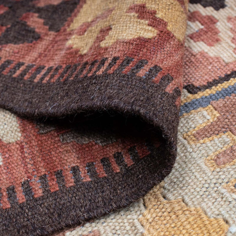 Dywan Kelim - Orientalny - 204 x 130 cm - wielokolorowy