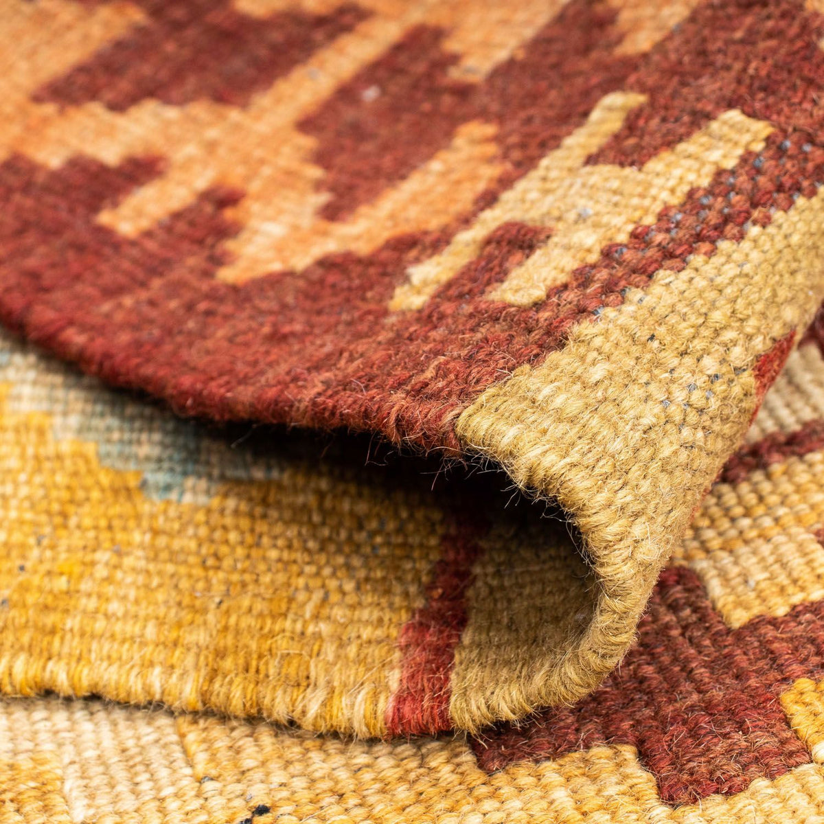 Biegacz Dywan Kelim - Orientalny - 209 x 72 cm - wielokolorowy