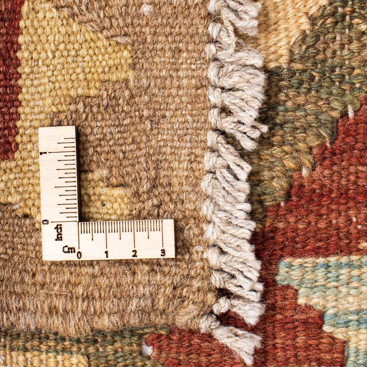 Biegacz Dywan Kelim - Orientalny - 192 x 76 cm - brązowy