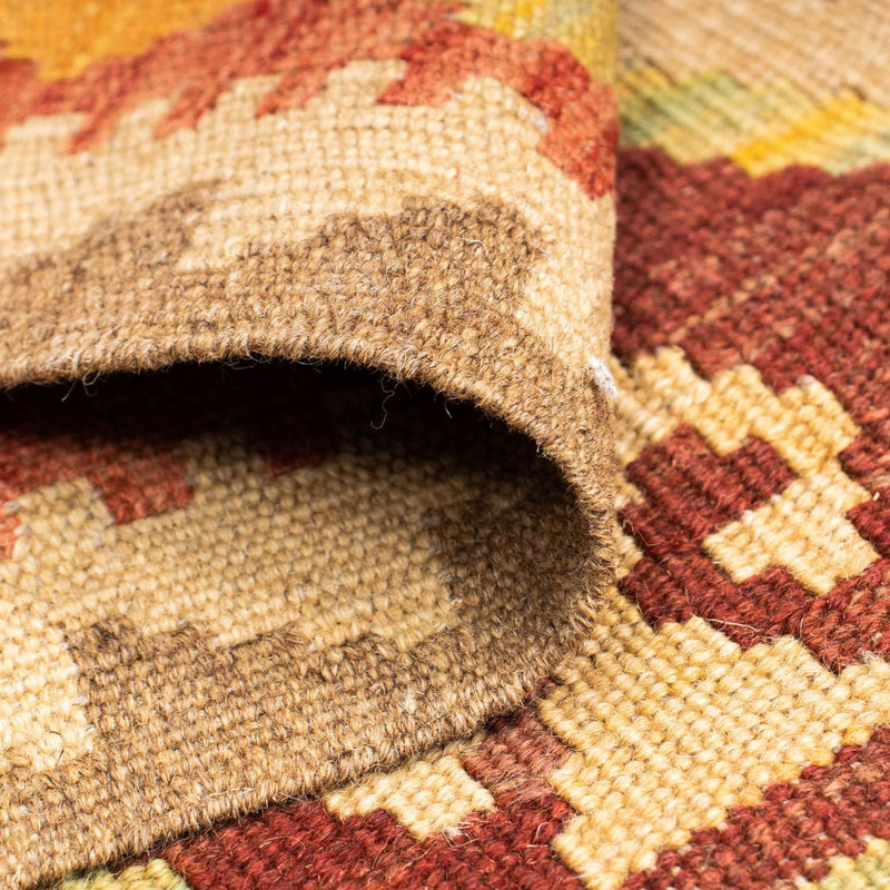 Biegacz Dywan Kelim - Orientalny - 195 x 74 cm - beżowy