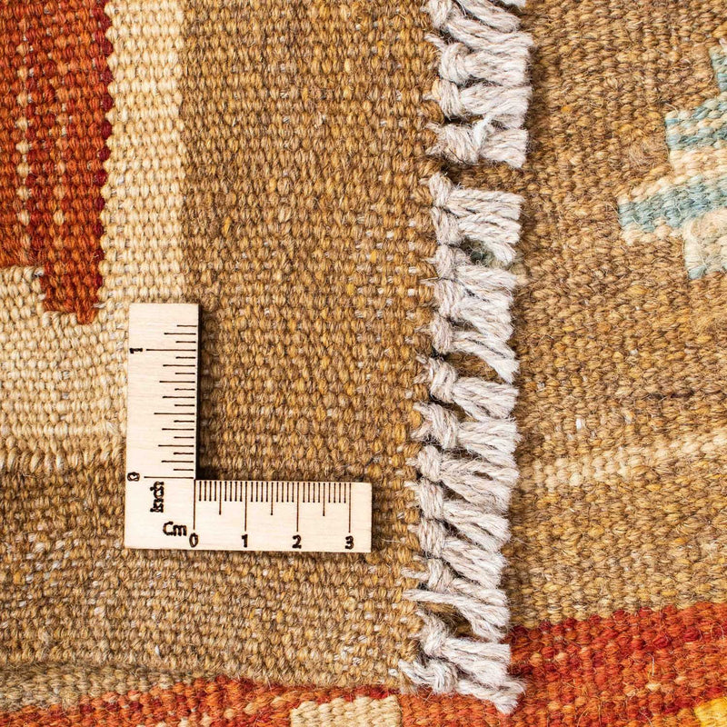 Biegacz Dywan Kelim - Orientalny - 207 x 77 cm - beżowy