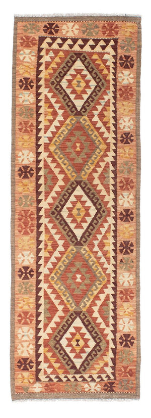 Biegacz Dywan Kelim - Orientalny - 204 x 71 cm - beżowy
