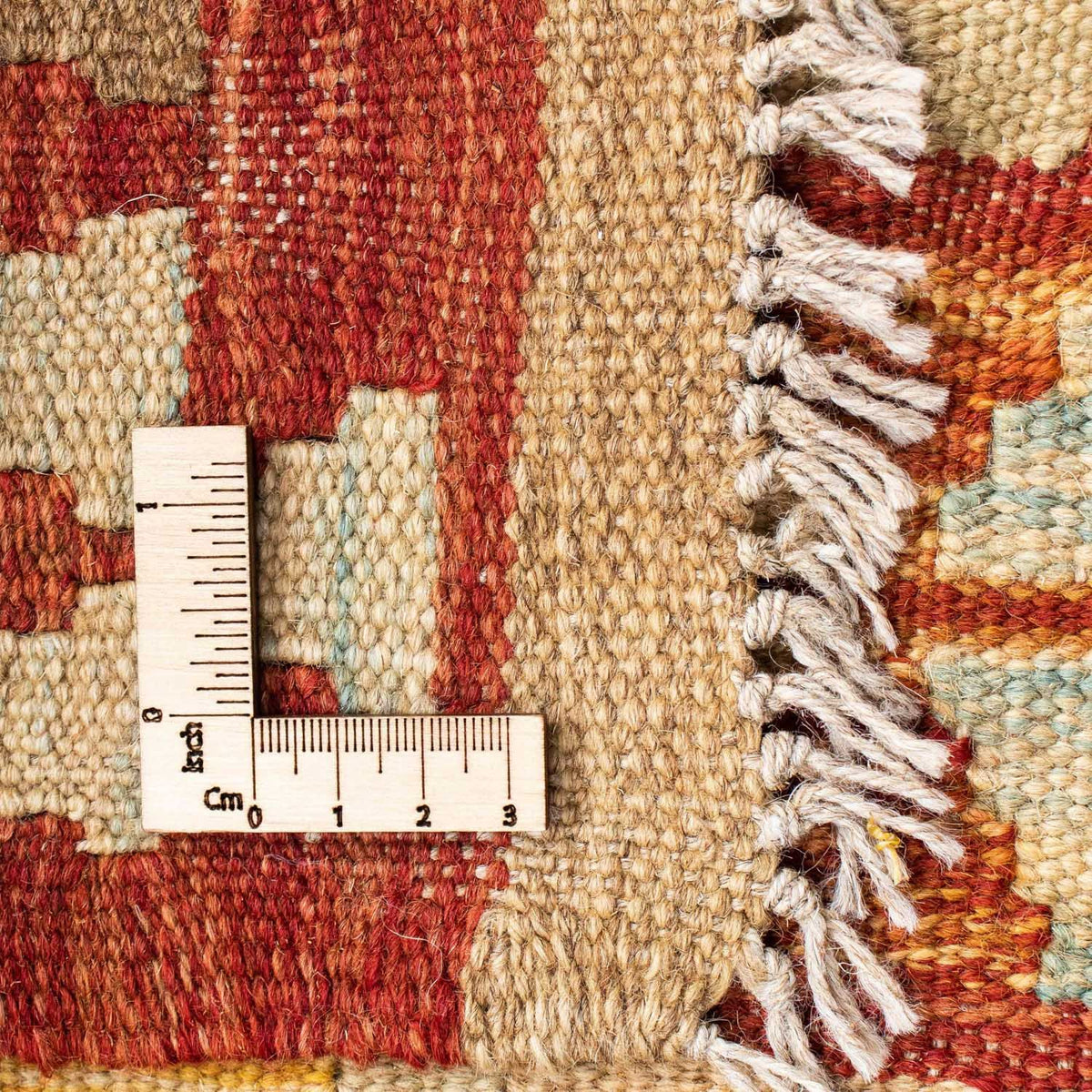 Biegacz Dywan Kelim - Orientalny - 187 x 71 cm - rdza