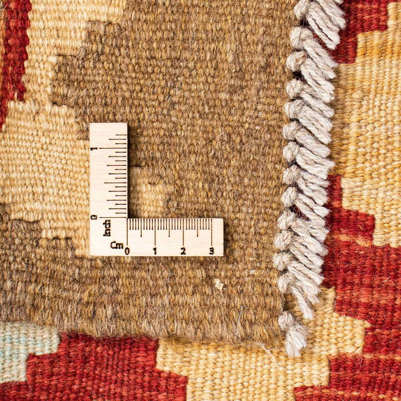 Biegacz Dywan Kelim - Orientalny - 195 x 74 cm - rdza