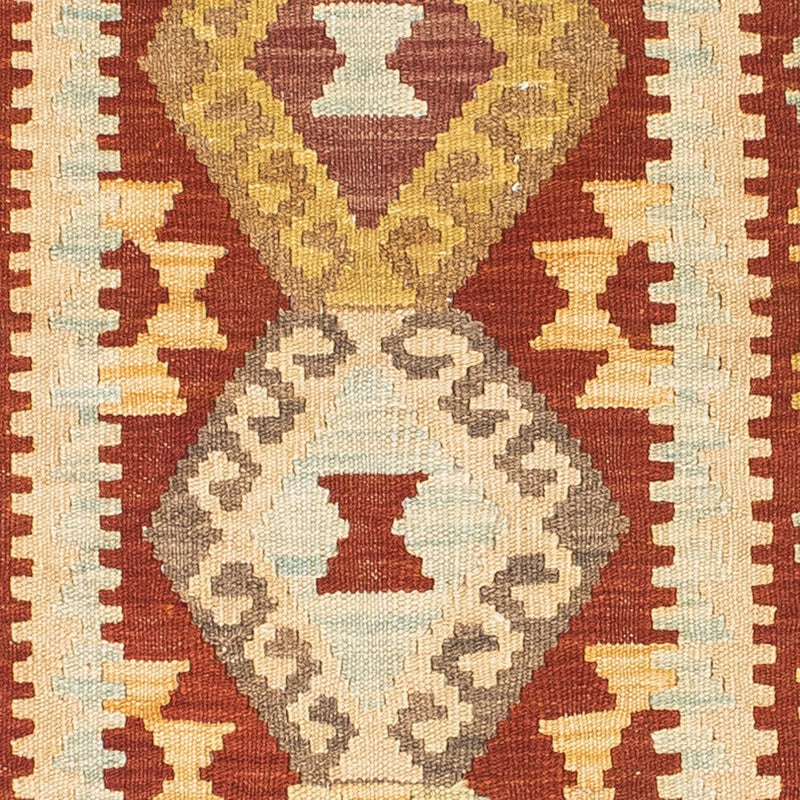 Biegacz Dywan Kelim - Orientalny - 206 x 71 cm - beżowy