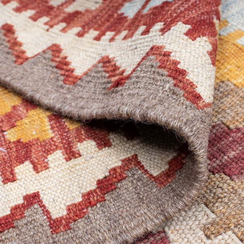 Dywan Kelim - Orientalny - 192 x 143 cm - wielokolorowy