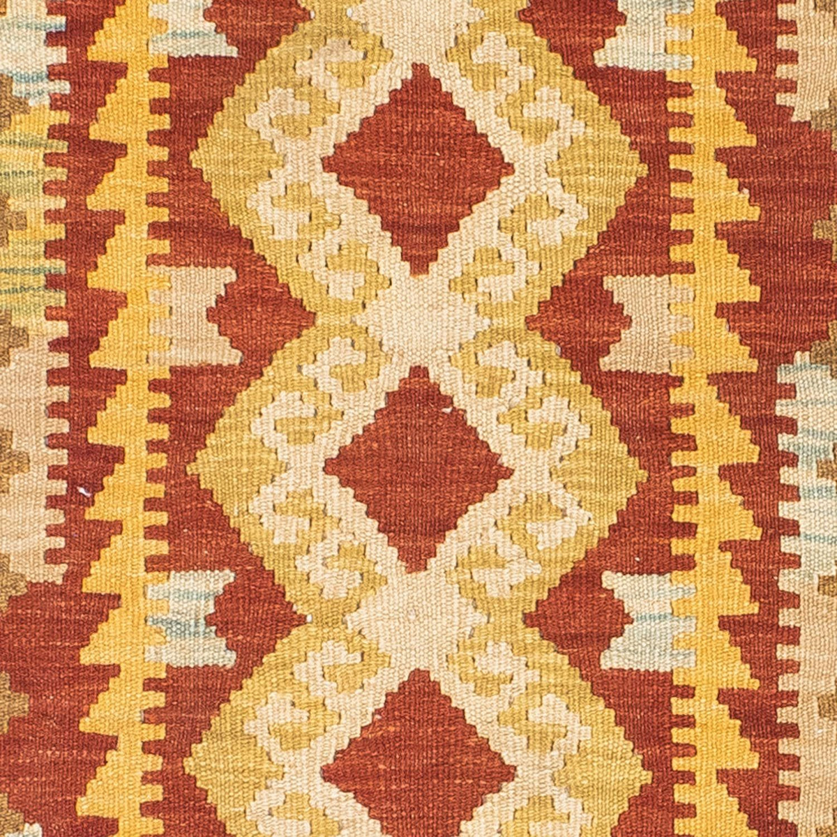 Biegacz Dywan Kelim - Orientalny - 202 x 70 cm - beżowy