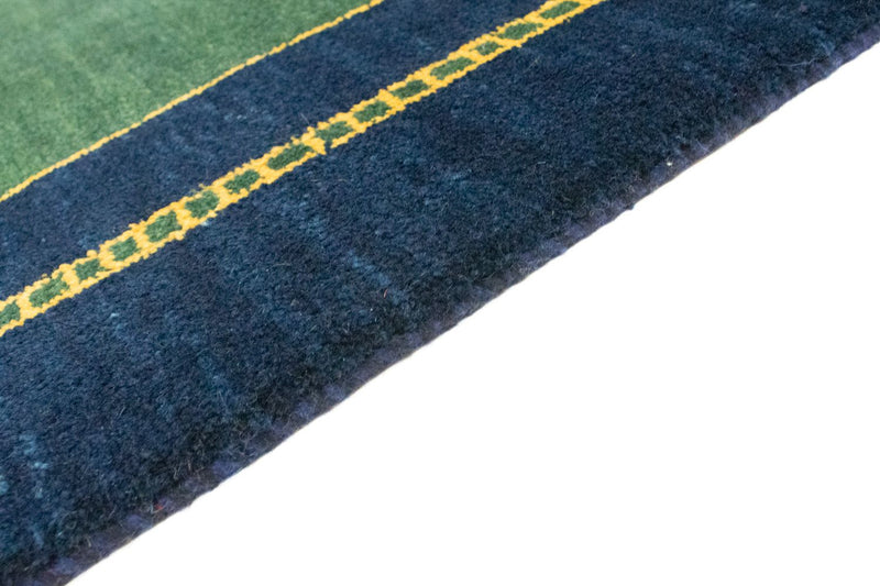 Dywan Gabbeh - perski - 184 x 122 cm - zielona