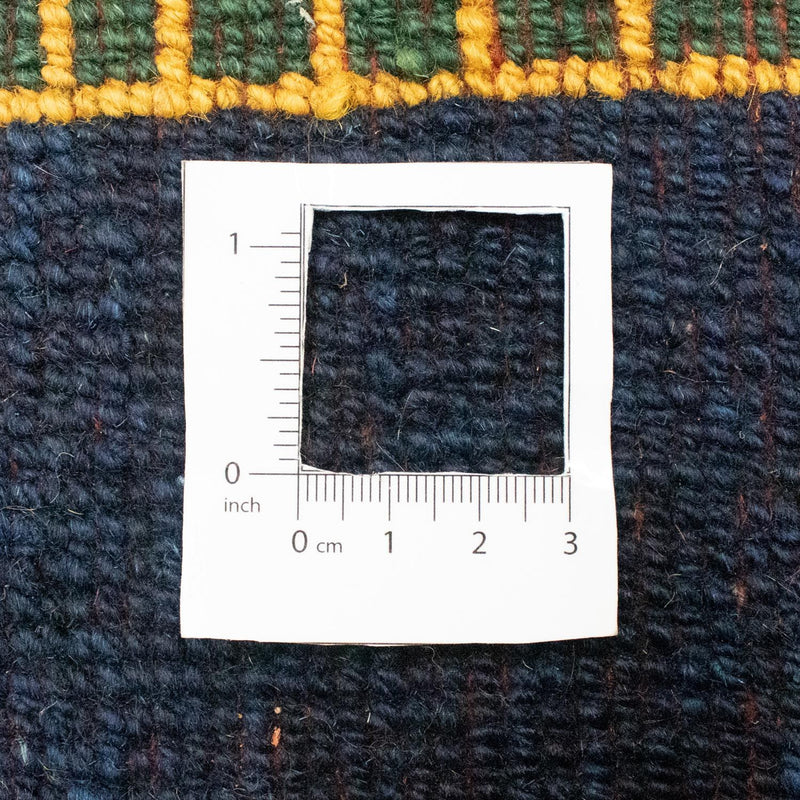 Dywan Gabbeh - perski - 184 x 122 cm - zielona