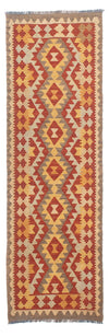 Kilim Maimana Dywan 66x206cm - Dywan wełniany - Chodnik / Wielokolorowy / 66 x 206 cm Chodnik