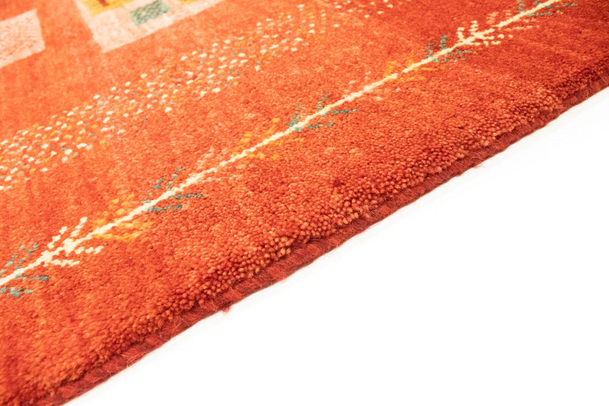 Dywan Gabbeh - perski - 230 x 180 cm - czerwony