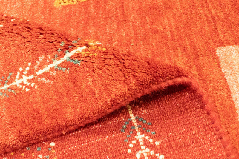 Dywan Gabbeh - perski - 230 x 180 cm - czerwony