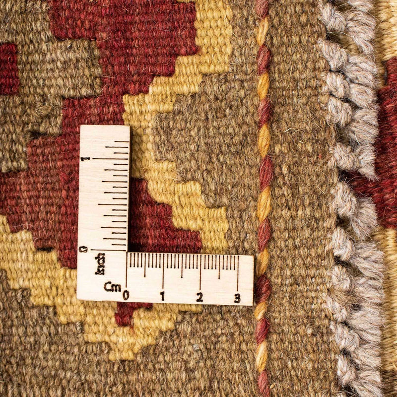 Biegacz Dywan Kelim - Orientalny - 195 x 79 cm - brązowy