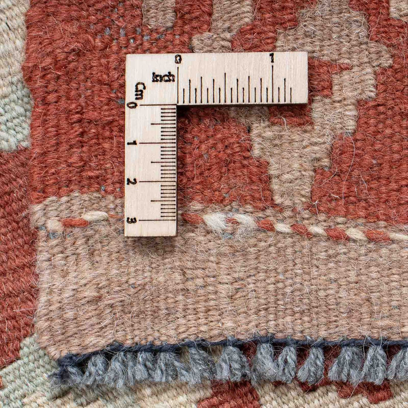 Biegacz Dywan Kelim - Splash - 203 x 69 cm - rdza