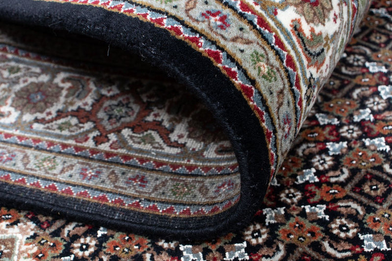 Dywan perski - Tabriz - 202 x 138 cm - ciemnoniebieski